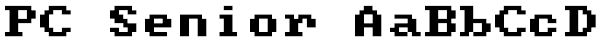 PC Senior Font